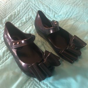 Mini Melissa black Mary Janes sz 6